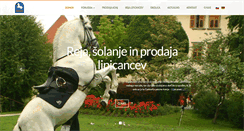 Desktop Screenshot of hosta-lipizzans.eu