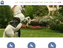 Tablet Screenshot of hosta-lipizzans.eu